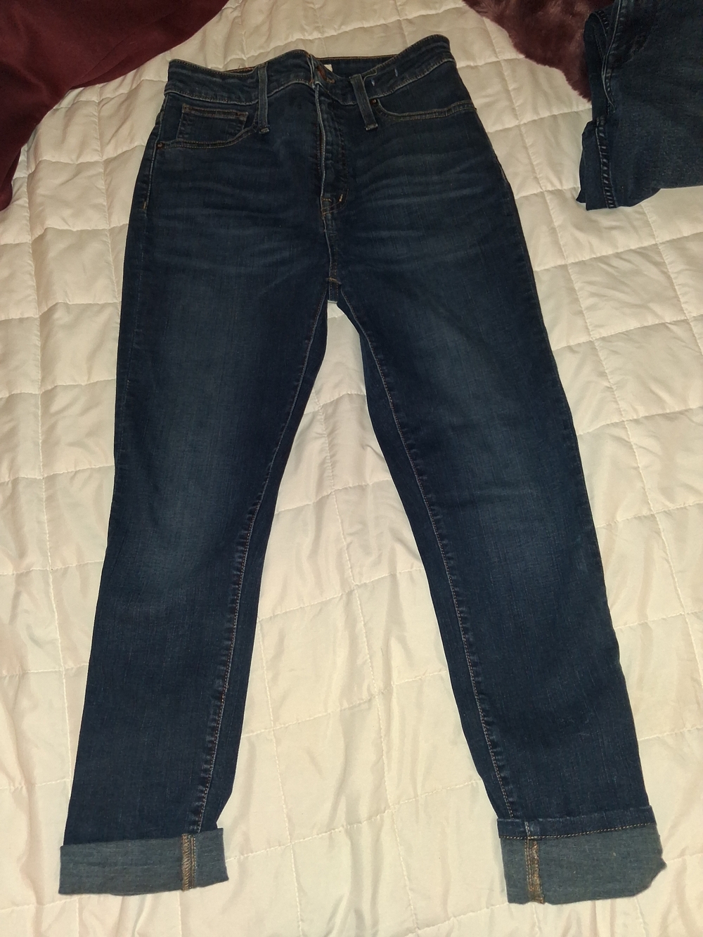 Madewell Dark Blue Boyfriend Jeans